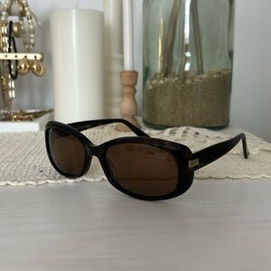 Emporio Armani Brown Oval Sunglasses EA 9721/S 0868U